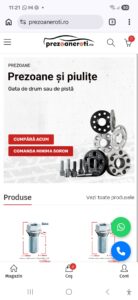 prezoaneroti.ro First page on phone