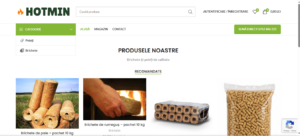 hotmin.ro - first page - desktop