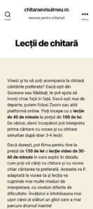 Pagina Lectii chitara - mobile